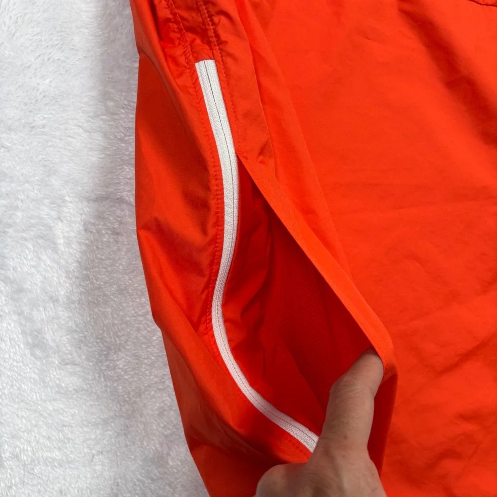 Nike Clemson Tigers On-Field 1/2 Zip Windbreaker Men M Orange Coach Vented Blade